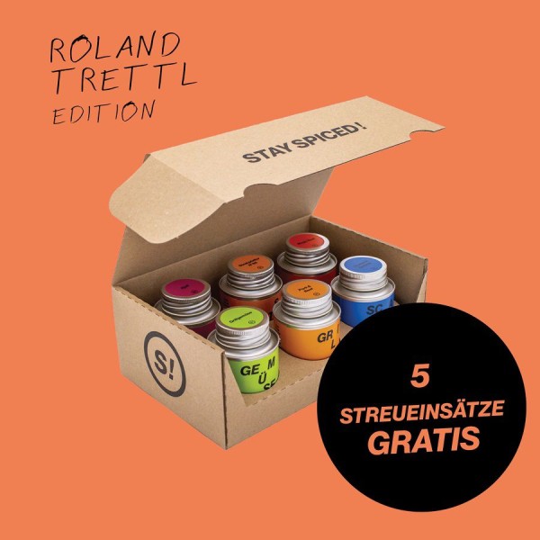 Roland Trettl´s 6er Grill Gewürzbox - Topseller