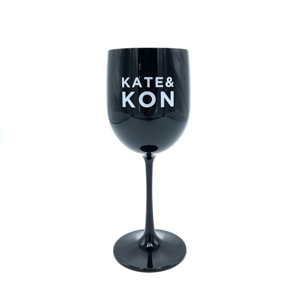 KATE & KON X AYALA Piscine Kunststoff Glas schwarz 48cl